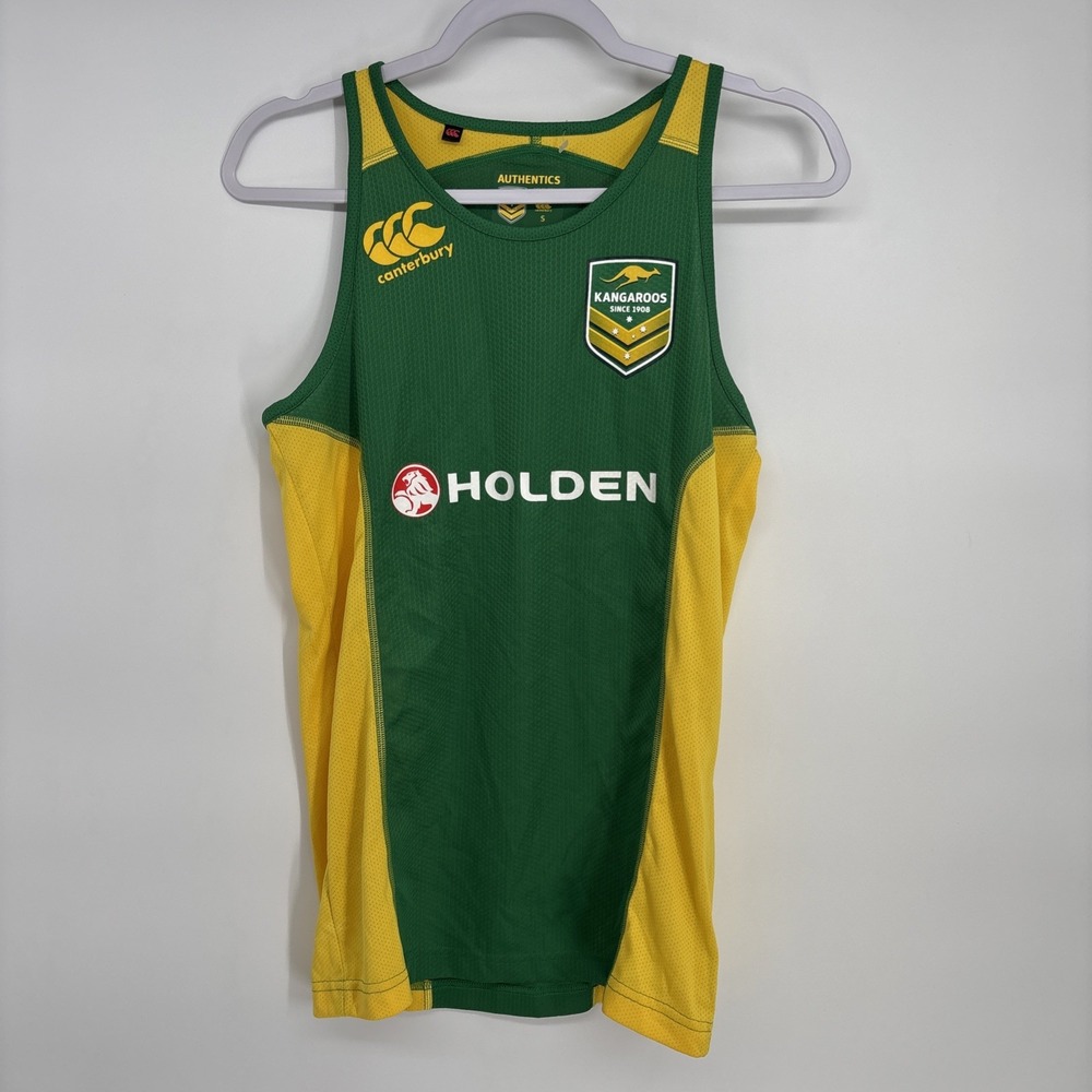 Kangaroos Jersey Australian Rugby League Canterbury Jersey Sleeveless Small